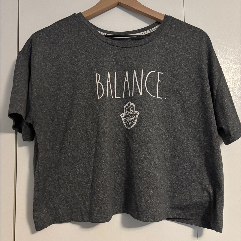 Rae Dunn Balance Crop Top